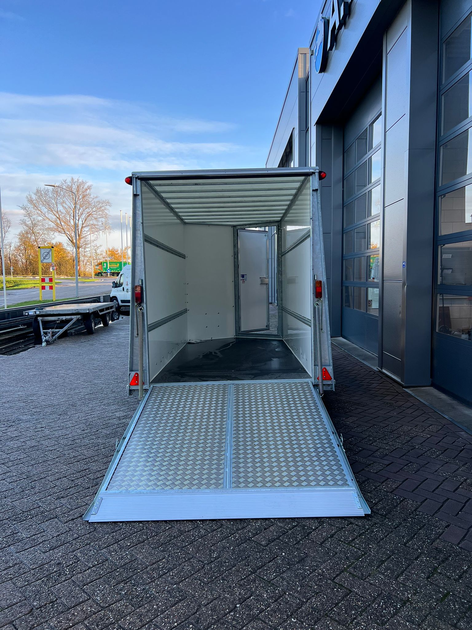1 X Neutraal Typeplaatje Voor Aanhanger - Versie 7 - Blanco Plaatje 125x70mm - Gemaakt In Duitsland